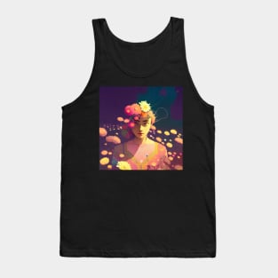 hair flower girl Tank Top